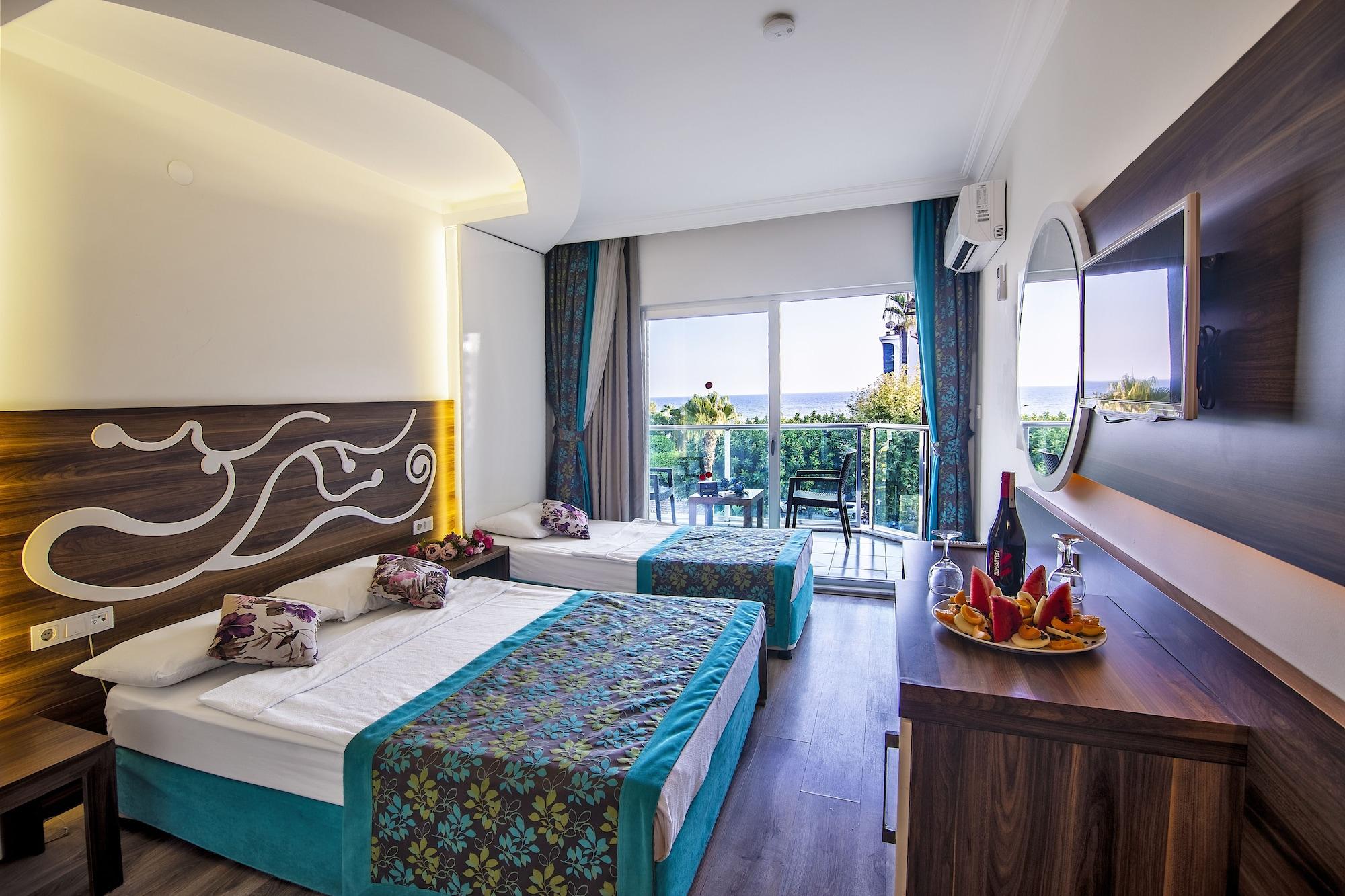 אלאניה Kleopatra Blue Hawai Hotel מראה חיצוני תמונה