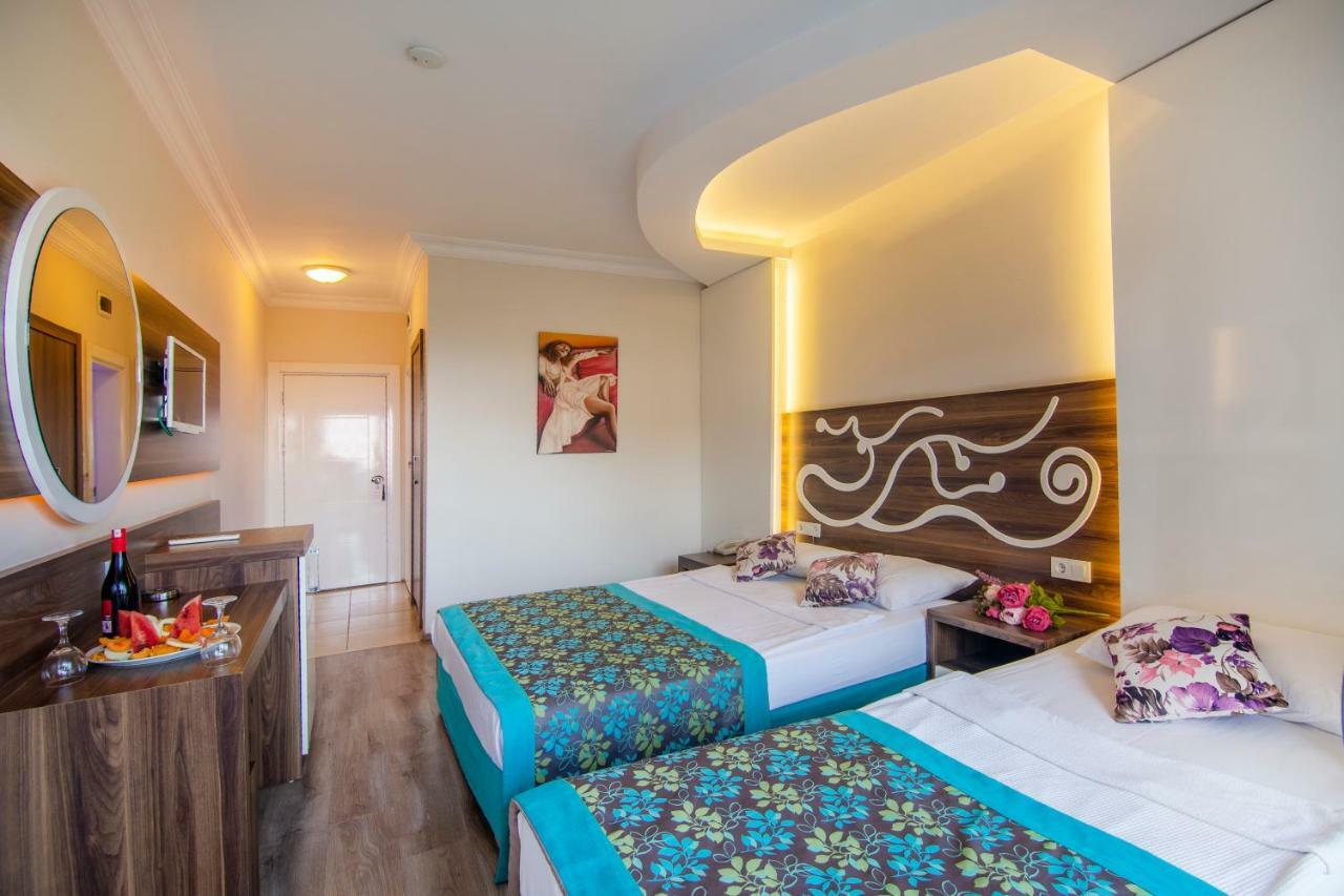אלאניה Kleopatra Blue Hawai Hotel מראה חיצוני תמונה